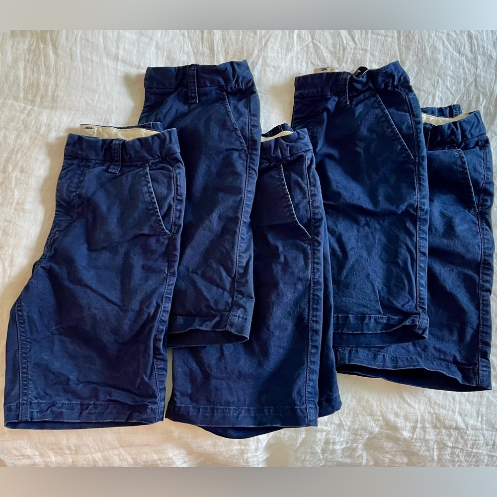 Gap Navy Uniform Shorts - 5 Pairs!